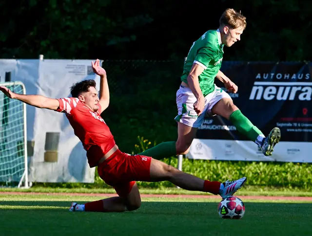 Der Völser SV entwischte der Wörgler Abwehr zwei Mal entscheidend und feierte einen 2:1-Sieg. | Foto: Hassl