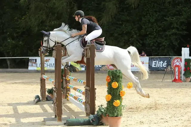 Erfolgreich im Standardspringen – Lisa Greifeneder und Cordessa sichern sich den Sieg über 95 cm. | Foto: Horsepic.at by Brunnmayr