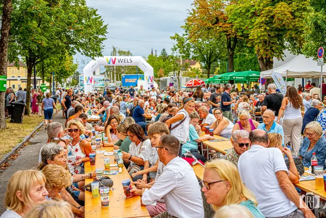 Auch heuer war das Grätzlfest im Welser Stadtteil Neustadt wieder ein voller Erfolg. | Foto: Rene Hauser