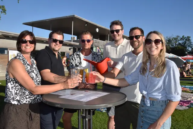 Bettina Ernst, Michael Schamann, Gerhard Ravnihar, Benedikt Miksch, Wolfgang Bader und Claudia Pfeffer 