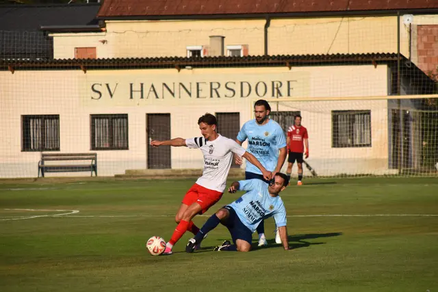 Der SV Hannersdorf setzte sich im Lokalderby mit 4:2 gegen den SV Deutsch Schützen durch. | Foto: MeinBezirk/Michael Strini