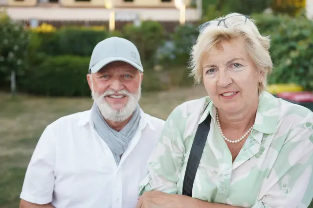 Rudolf Zenz genoss das Fest mit seiner Manuela.