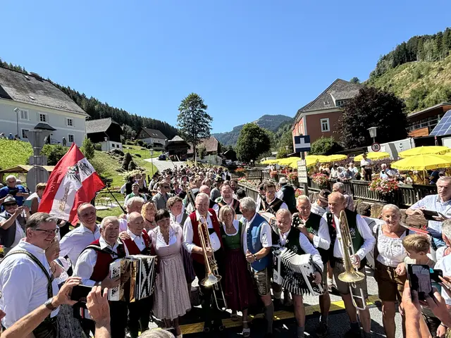 Der Gasner Musikirtag war wieder mal ein gigantisches Treffen heimischer Volksmusiker und Musikfreunde | Foto: MeinBezirk/Helmut Riedl
