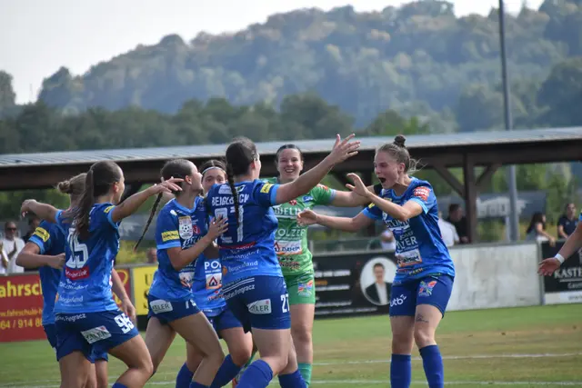 Großer Jubel nach dem verdienten Ausgleich in der Nachspielzeit herrschte bei den Spielerinnen vom FC Südburgenland. | Foto: MeinBezirk/Michael Strini