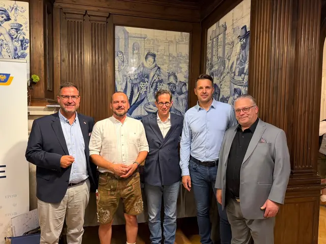 Christian Hafenecker, Markus Scharner, Reinhard Teufel, Manuel Brunner und Peter Lebhart. | Foto: FPÖ NÖ