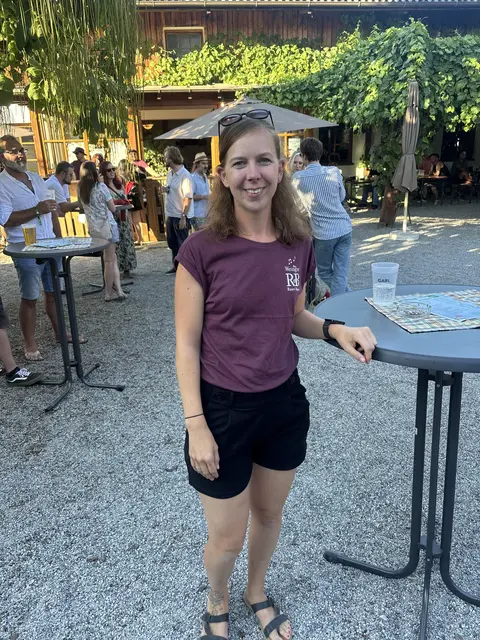 Rebecca König war eine von vielen Helferinnen und Helfern an den zwei Tagen. | Foto: Lukas Leidenfrost