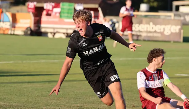 Samuel Mader bejubelt das 2:0. | Foto: Gerhard Rumetshofer