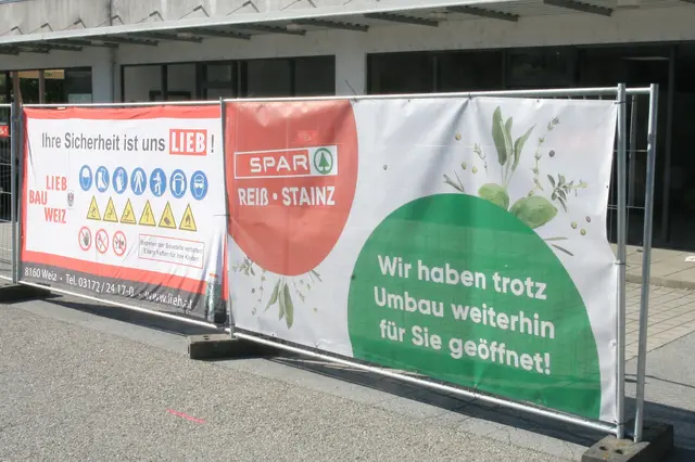 Trotz Umbauarbeiten bleibt das Geschäft geöffnet | Foto: Gerhard Langmann