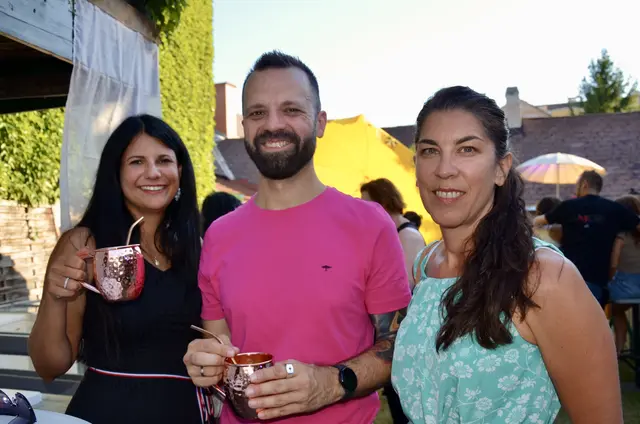 Nadine und Armin Zwazl mit Manuela Greve | Foto: Elisabeth Peinsipp