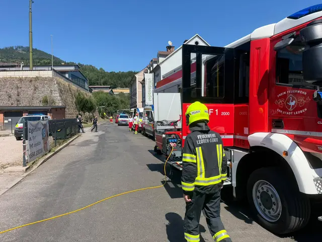Samstagnachmittag rückten die Leobener Feuerwehren zu einem vermeintlichen Wohnungsbrand in Leoben-Donawitz aus. | Foto: FF Leoben-Stadt
