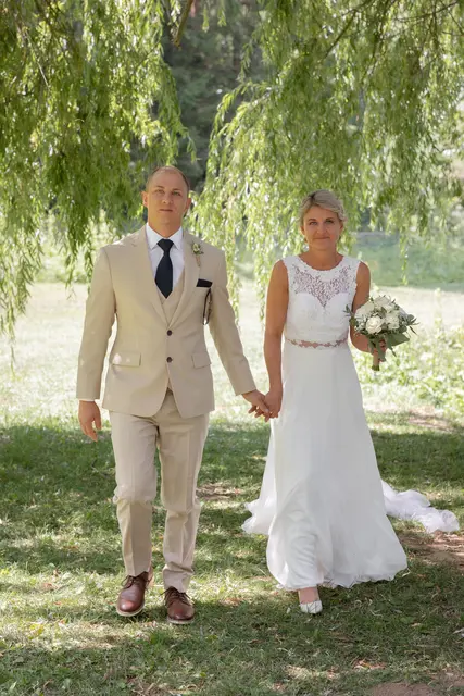 Katharina Müllner und Paul Daim haben geheiratet. | Foto: Sandra Jansen