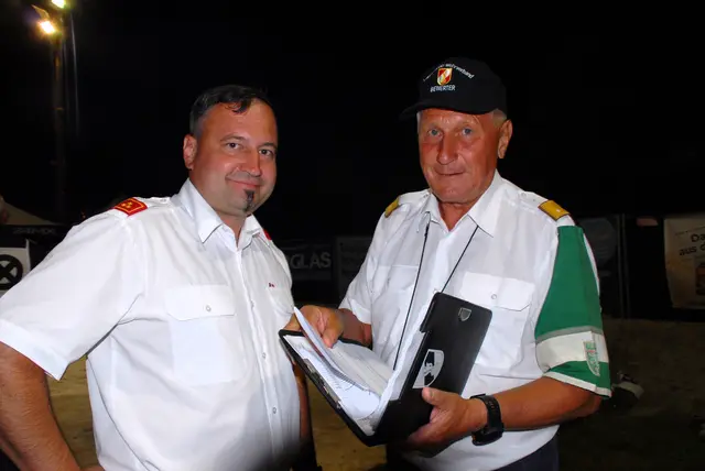 Ortsfeuerwehrkommandant Hauptbrandinspektor Gerald Pichler und   Bewerbsleiter  Abschnittsbrandinspektor Manfred Gesselbauer  konnten  zahlreiche Wettkampfgruppen  begrüssen 