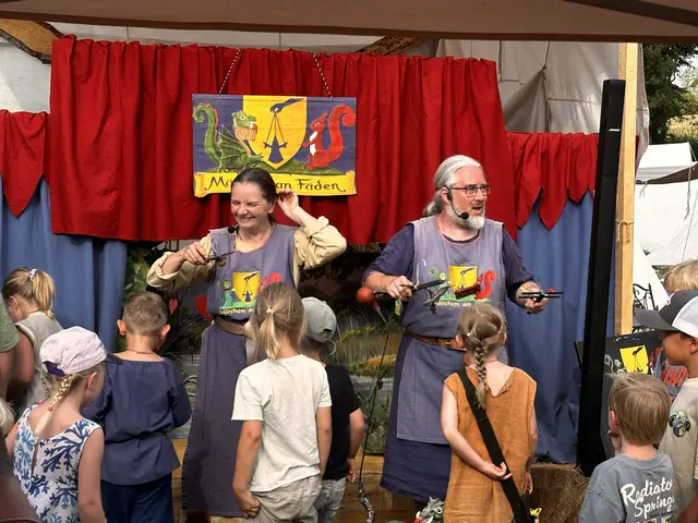 Bei den kleinen Gästen sorgte mitunter das Puppentheater für große Augen und Freude. | Foto: MeinBezirk
