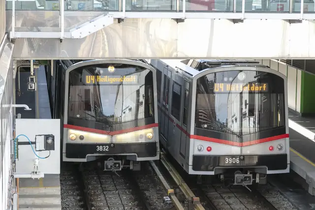Auf der Linie U4 kam es am Montag zu einer empfindlichen Störung. (Archiv) | Foto: Manfred Helmer/Wiener Linien