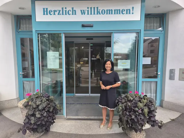 VP-Bundesrätin Margit Göll bei einem Lokalaugenschein im Pflege- und Betreuungszentrum Weitra. | Foto: ÖVP