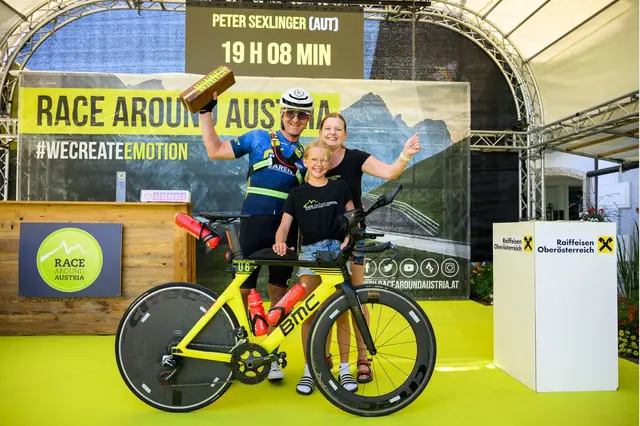 Peter Sexlinger holte den Sieg beim RAA. 19 Stunden und acht Minuten brauchte er auf dem Rad rund um Oberösterreich.  | Foto: Jure Gasparic