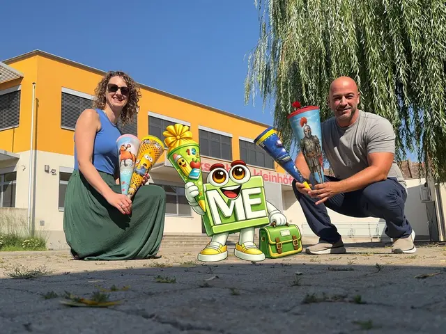 Obmann-Stellvertreterin Bianca Ösze mit Obmann Christoph Fertl in Eisenstadt | Foto: Zukunft Eisenstadt