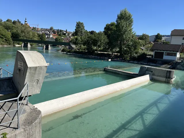 Der Wasserstand des Attersees wird durch das Klauswehr unterhalb der Agerbrücke geregelt. | Foto: MeinBezirk/Steiner-Watzinger