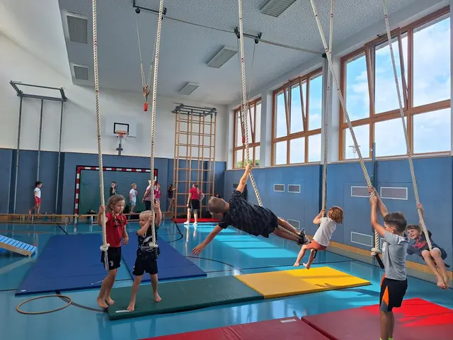 Die Kinder waren mit Begeisterung bei der Turnstunde dabei. | Foto: Kinderfreunde Pramet/Waldzell