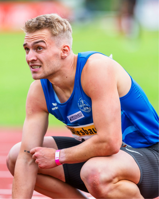 Sprinter Klaus Grünbart blickt auf eine sehr erfolgreiche Freiluftsaison zurück.
 | Foto: ÖLV/@amrisports