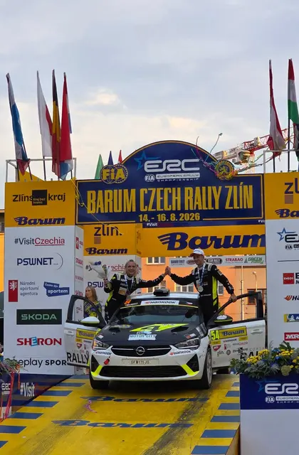 Platz 6 für Pröglhöf/Ettel bei der Barum Czech Rally Zlín. | Foto: HW Sportmanagement
