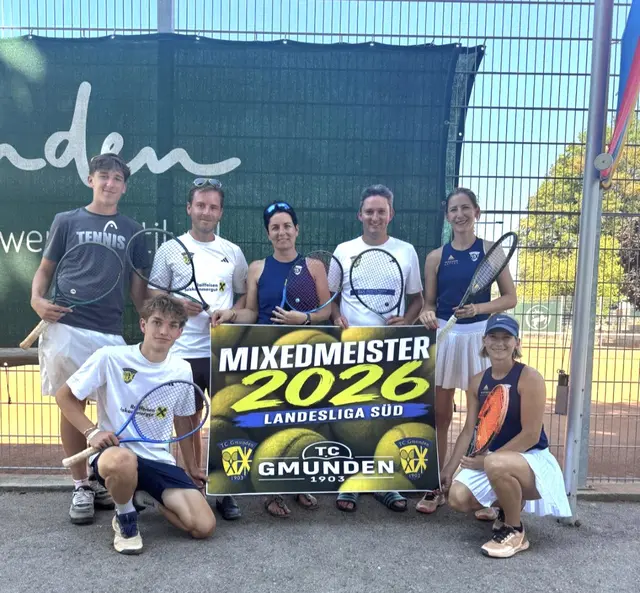 Die erfolgreiche Mixed-Mannschaft des TC Gmunden 1903. | Foto: TC Gmunden 1903