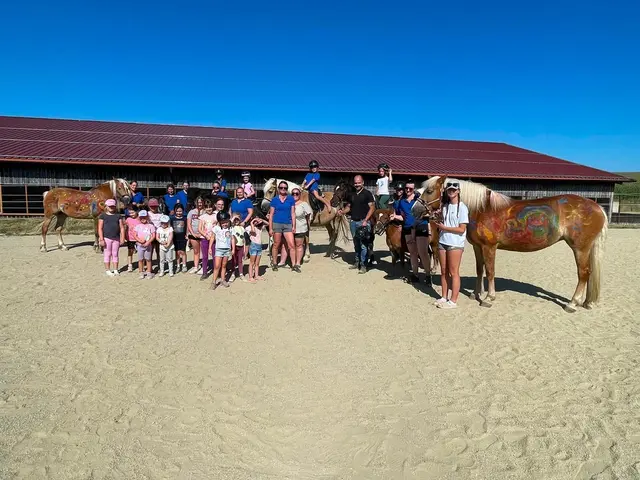Der Happy Horse Day fand am Reiterhof Brandstatt statt. | Foto: Kinderfreunde Pramet/Waldzell