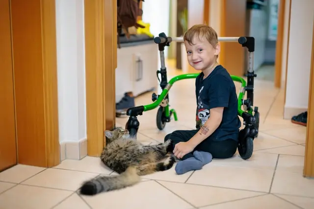 Der gesamte Reinerlös aus dem "Steirer mit Herz"-Fest sowie der Erlös aus dem Glückslosverkauf kommen dem vierjährigen Simon zugute | Foto: Sebastian Friedl