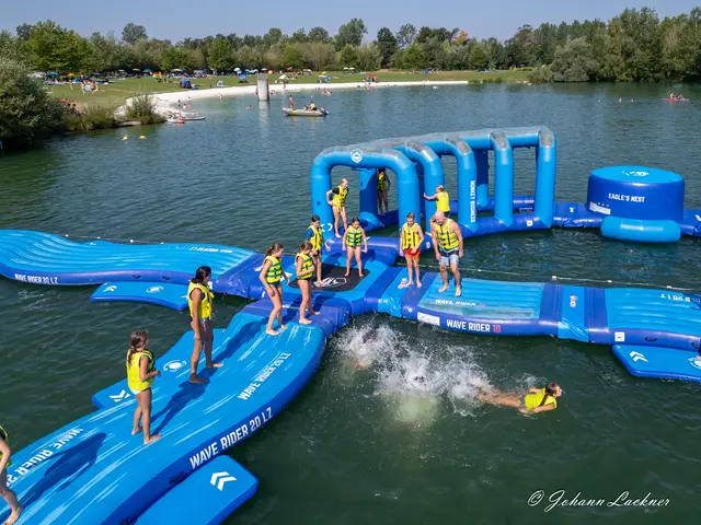 Auch der Aquapark wurde erkundet. | Foto: Johann Lackner