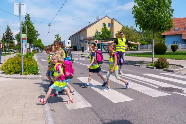 Sicher zum Schulweg. | Foto: Bollwein