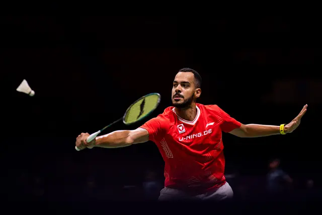 Collins Filimon bei seinem Erstrunden-Match gegen Lakshya Sen. | Foto: „badmintonphoto.com“
