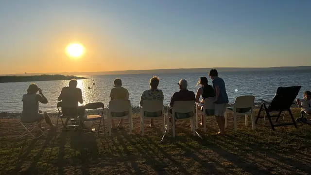 12.08.2026 es ist soweit - hier beobachteten wir die Sonnenfinsternis - alle mit Sonnenfinsternisbrillen!