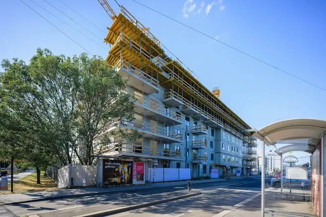 Der Rohbau steht: Die Arbeiten für das Primärversorgungszentrum am Laaer Berg schreiten voran. | Foto: SPÖ Favoriten
