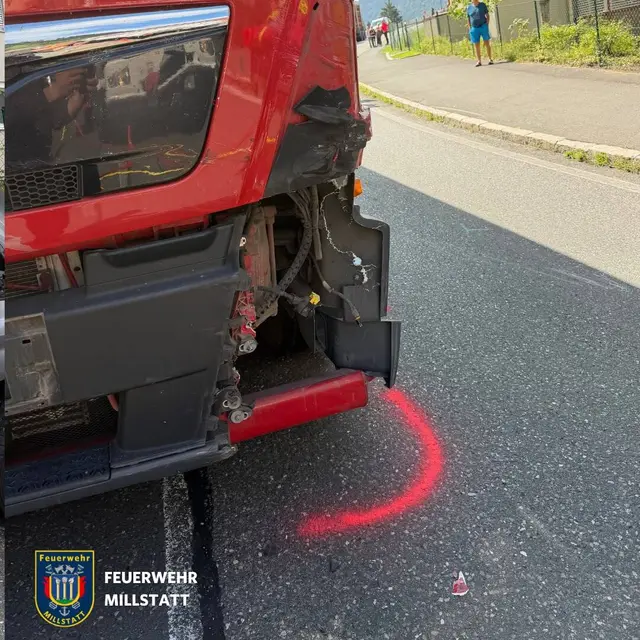 Wie es zu dem Unfall kam, sei bislang unbekannt. | Foto: Feuerwehr Millstatt