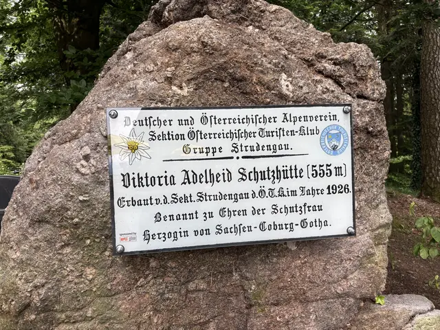 Infotafel auf einem Stein.  | Foto: MeinBezirk Perg/Köck