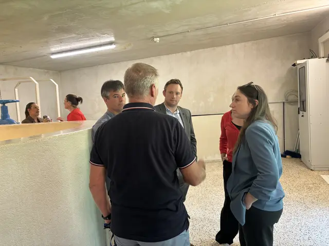 Hoher Besuch im Hochbehälter über Judenburg.