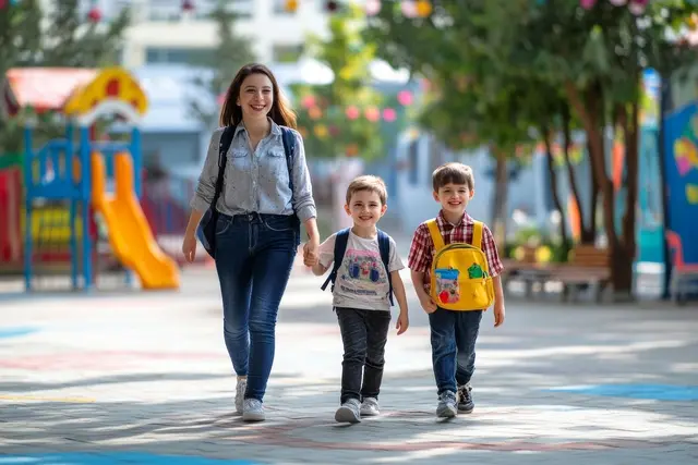 Der Schulweg sollte schon früh genug geübt werden.