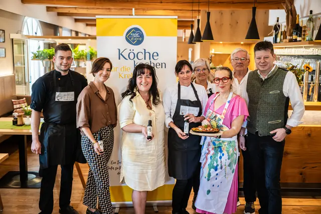 Köche kochen für die Krebshilfe im Jogland Hotel Prettenhofer. | Foto: Moving.Still