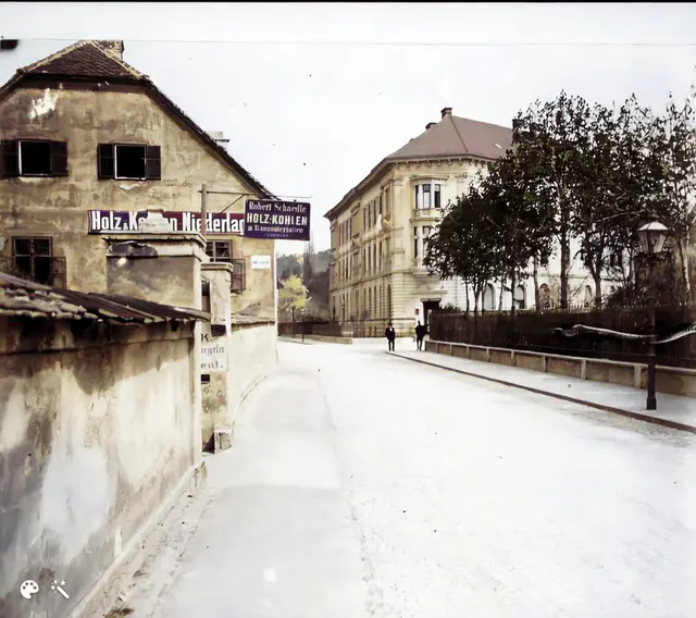 Ein Suchbild für Stadthistoriker Karl Albrecht Kubinzky: Wo befand sich einst die Holz- und Kohlenhandlung von Robert Schaedle? | Foto: Sammlung Kubinzky