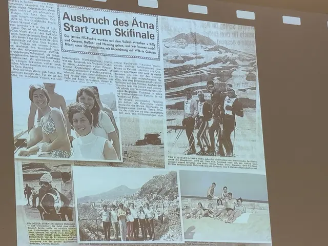 Auszug aus einem Zeitungsartikel über das Trainingslager auf Sizilien. | Foto: Skimuseum Werfenweng