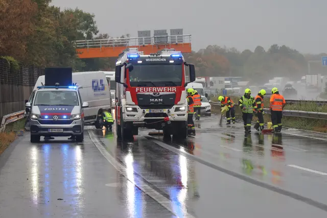 Eine Stunde war die A25 komplett dicht.