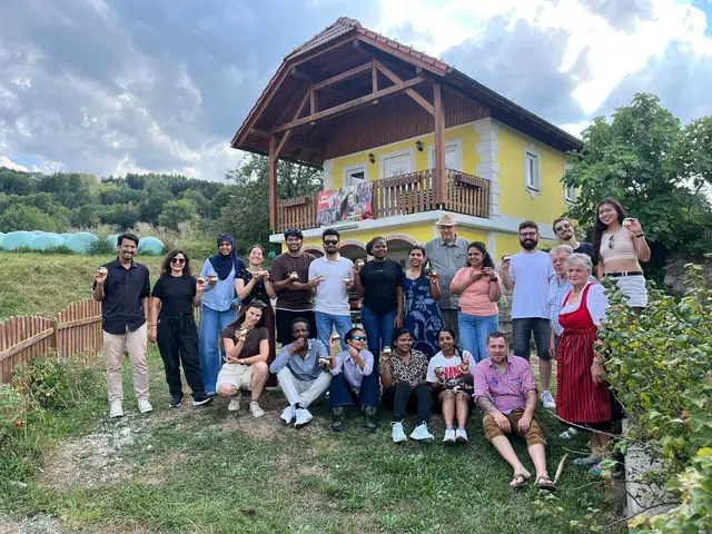 Spannende Exkursion für Studierende aus aller Welt am Bio Arche Hof Rasdorf in Steinakirchen am Forst | Foto: Bio Arche Hof Rasdorf