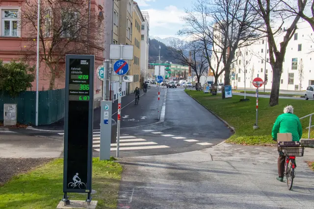 44 Fahrradzählstellen in Tirol wurde im Verkehrsbericht 2025 des Landes Tirol ausgewertet. | Foto: M. Freinhofer