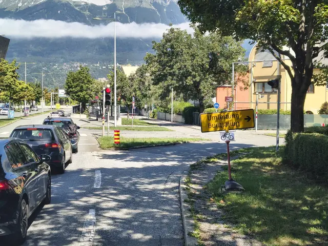 Umleitungsschild in die Kaufmannstraße | Foto: Friedrich Stepanek