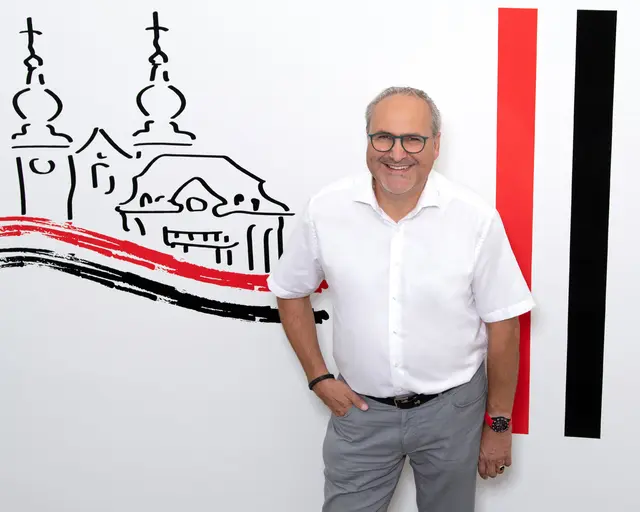 Der Ebenthaler Bürgermeister Christian Orasch (SPÖ) tritt 2027 wieder zur Wahl an. | Foto: knauder-fotografie 
