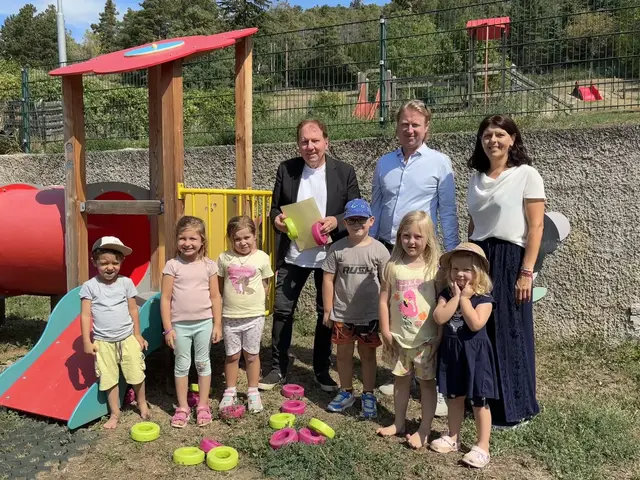 Die Kindergartenkinder in Wiesen freuen sich schon auf die Erweiterung des Außenbereiches.  | Foto: MeinBezirk/Barbara Babonitsch-Diewald