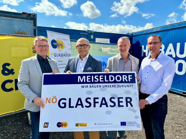 Franz Linsbauer, Niko Reisel, Reinhard Baumgartner und Stefan Heimberger. | Foto: Markus Kahrer