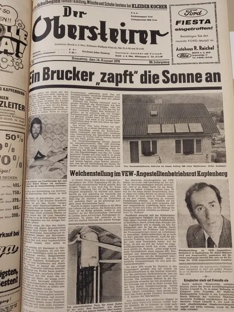 Der Obersteirer, Ausgabe vom 14. August 1976. | Foto: MeinBezirk