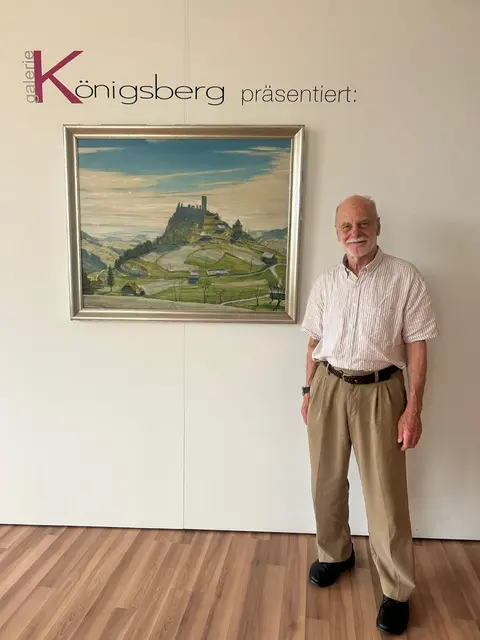 Willi Halmdienst freut sich auf Ihren Besuch in der Galerie Königsberg. | Foto: Franz Reisinger, privat
