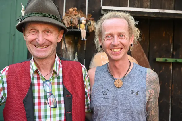 Günther mit Sohn Christopher | Foto: Wilfried Fischer